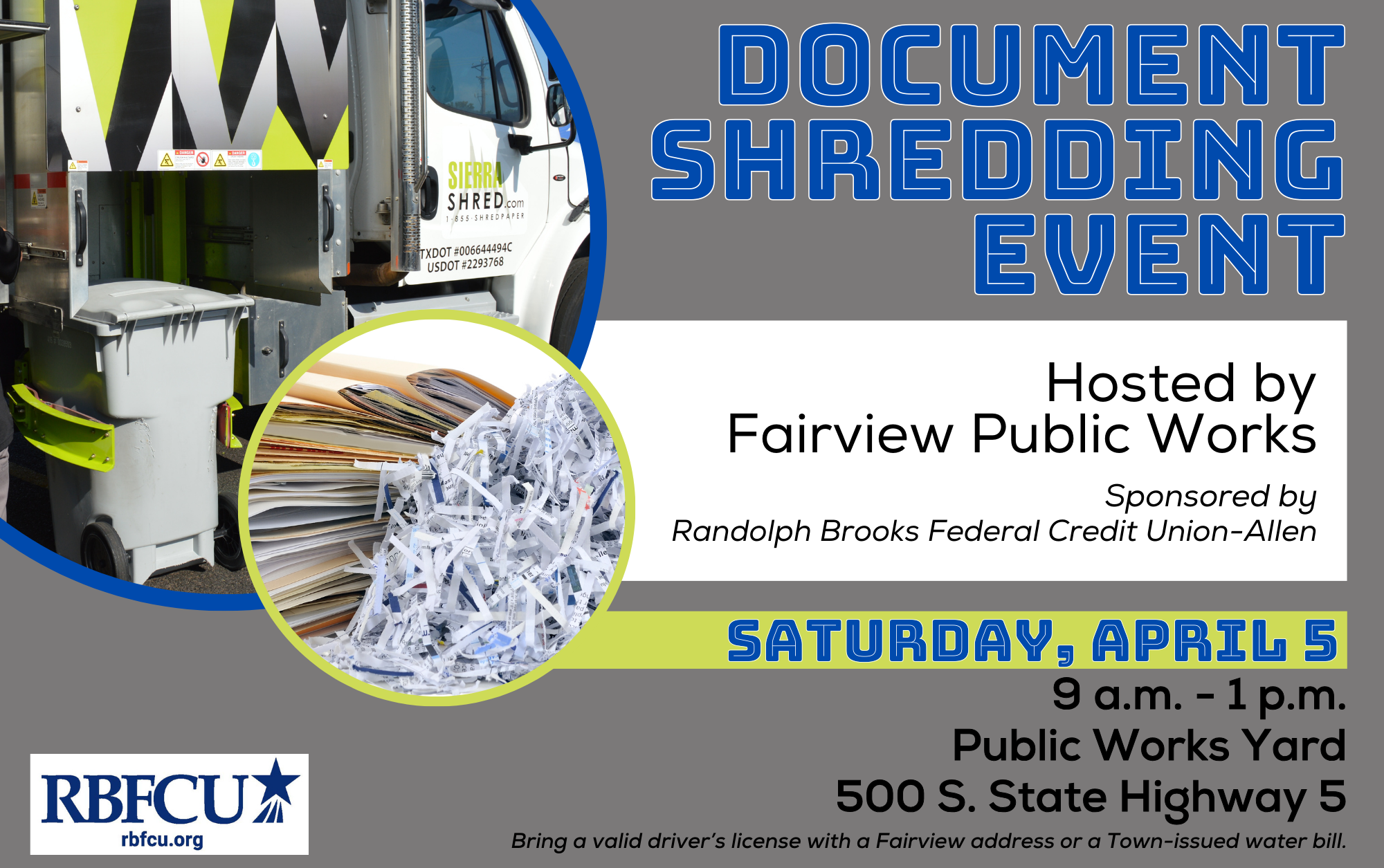 Document Shredding Event