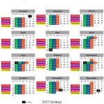Image of the 2027 trash and recycling collection calendar Image of the 2027 trash and recycling collection calendar